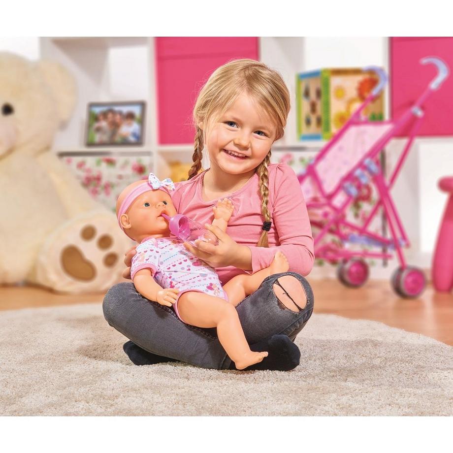 Simba  New Born Baby Babypuppe Rosa (43cm) 