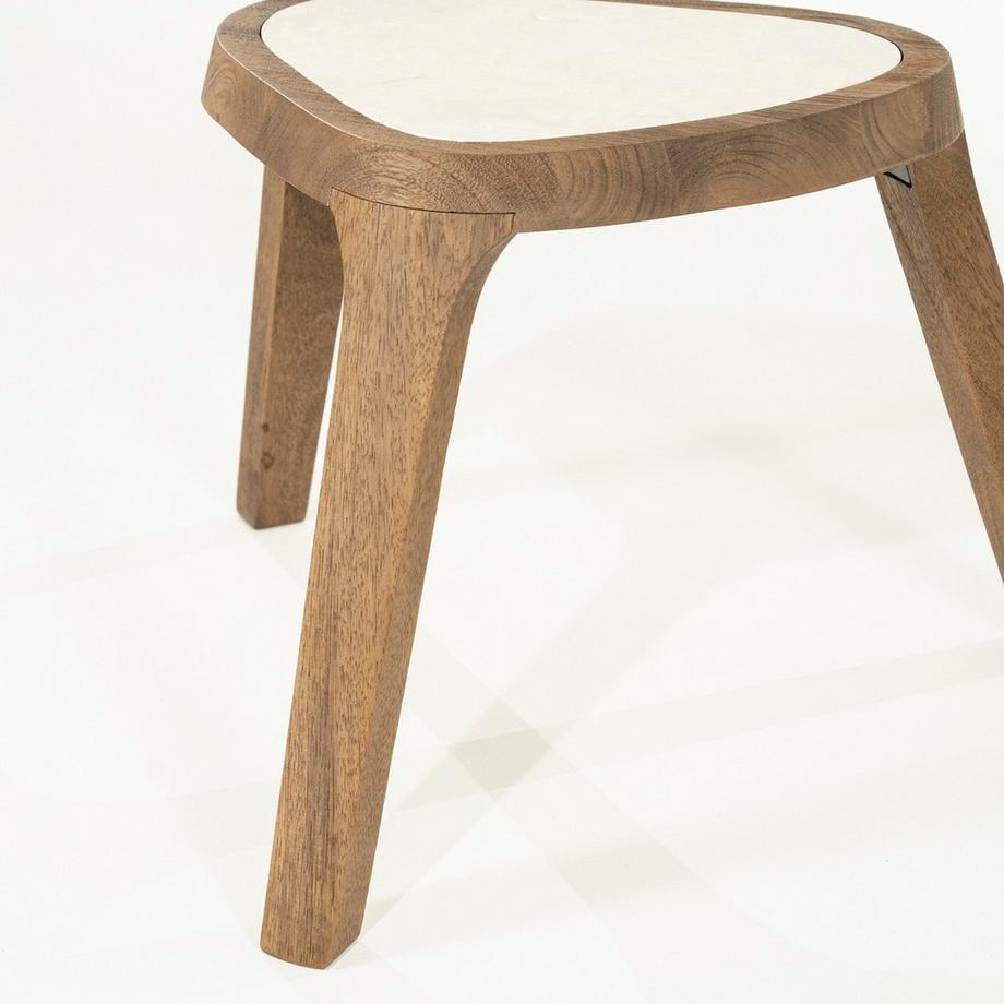 mutoni Table d'appoint Fred Marbre 38x45  