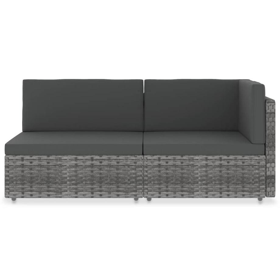 VidaXL Gartensofa poly-rattan  