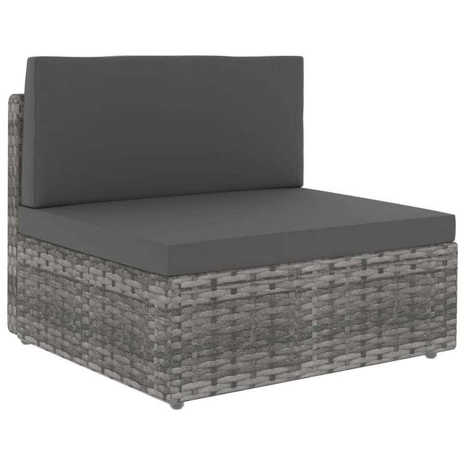 VidaXL Gartensofa poly-rattan  