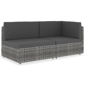 Gartensofa poly-rattan