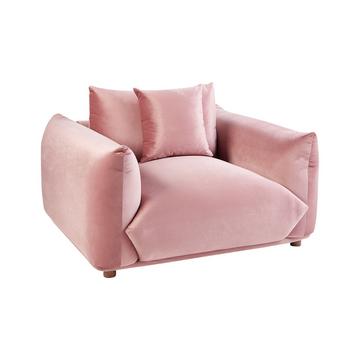 Fauteuil en Velours Glamour LUVOS
