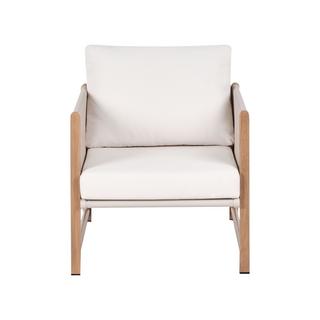 Beliani Set divani con tavolino en Alluminio Moderno NOLA  