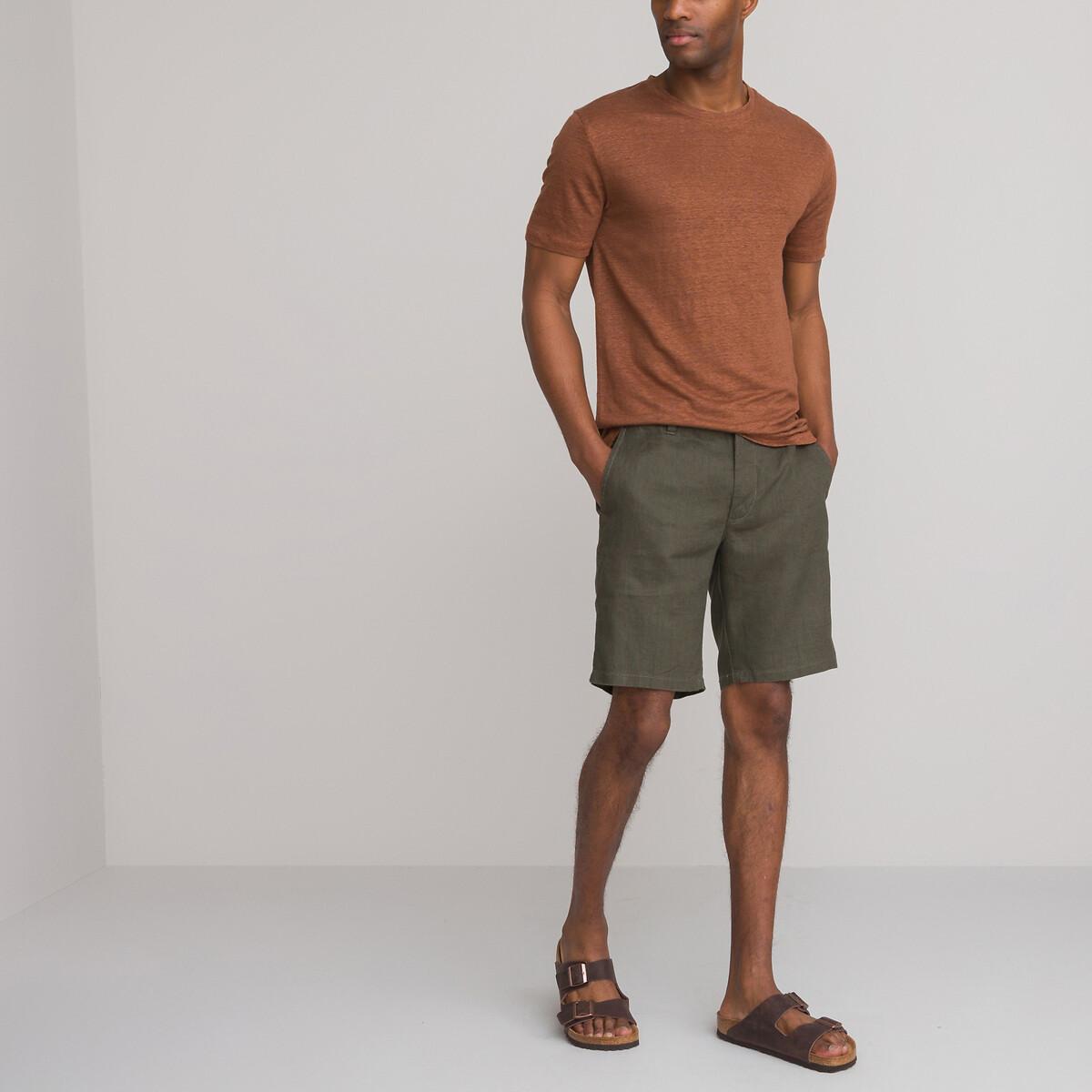 La Redoute Collections Bermuda Leinen Shorts  