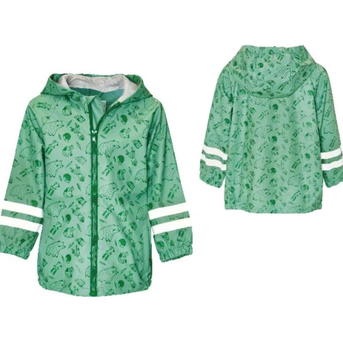 Playshoes  veste imperméable bébé fille forest animals 