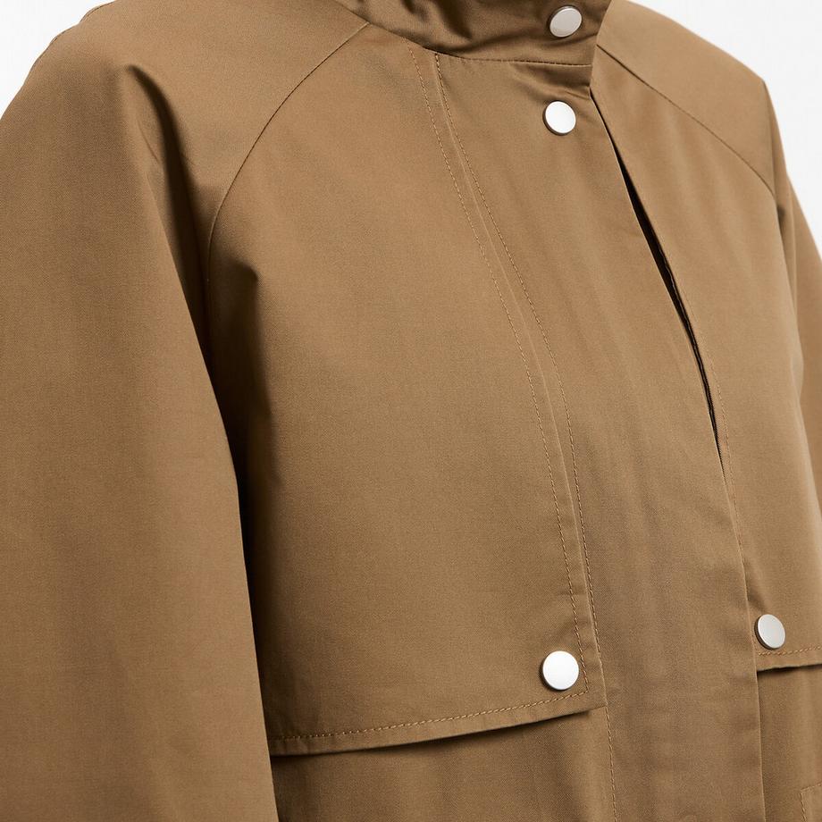 La Redoute Collections Trench Corto con Cerniera e Maniche a Palloncino  