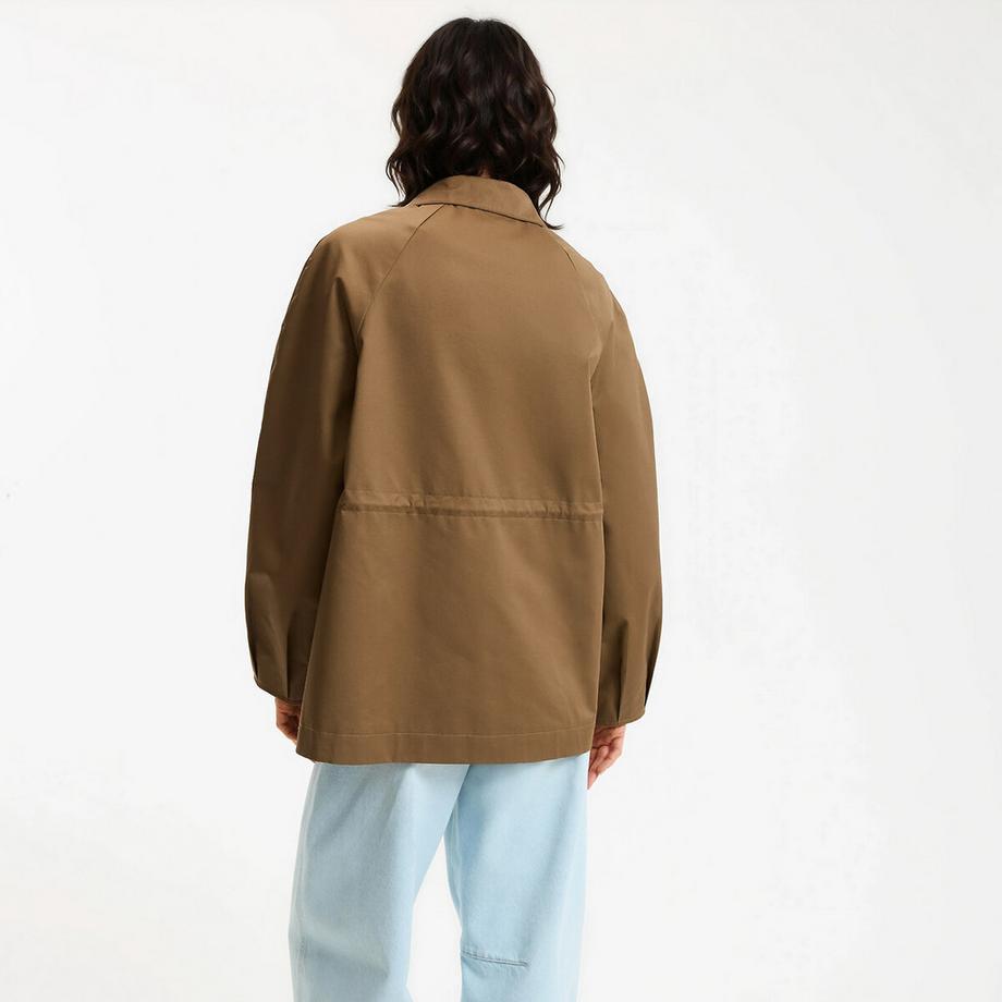 La Redoute Collections Trench Corto con Cerniera e Maniche a Palloncino  