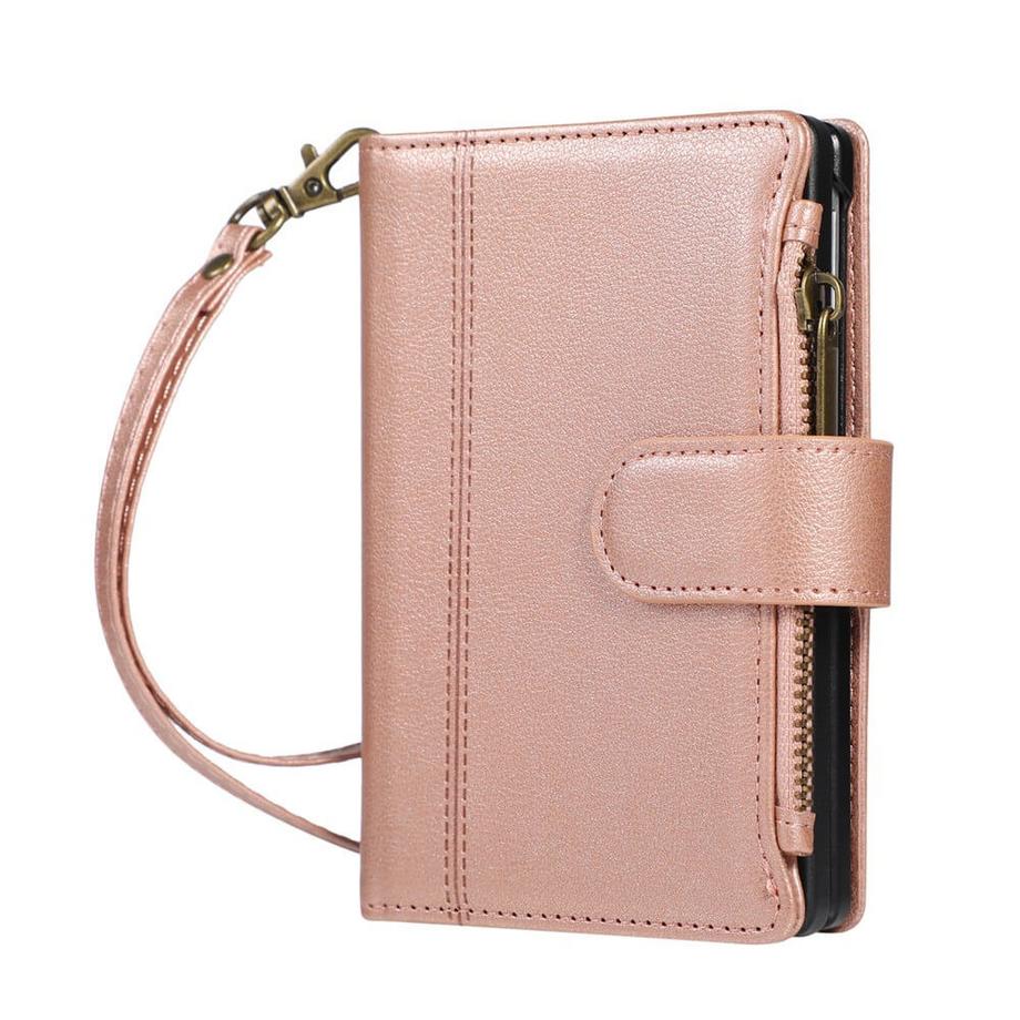 Cover-Discount  Galaxy Z Fold8 – Étui portefeuille avec bandoulière & dragonne 
