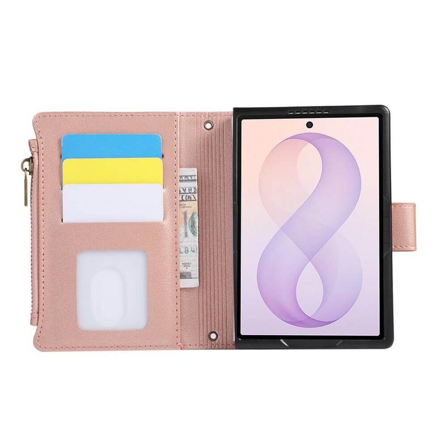 Cover-Discount  Galaxy Z Fold8 – Étui portefeuille avec bandoulière & dragonne 