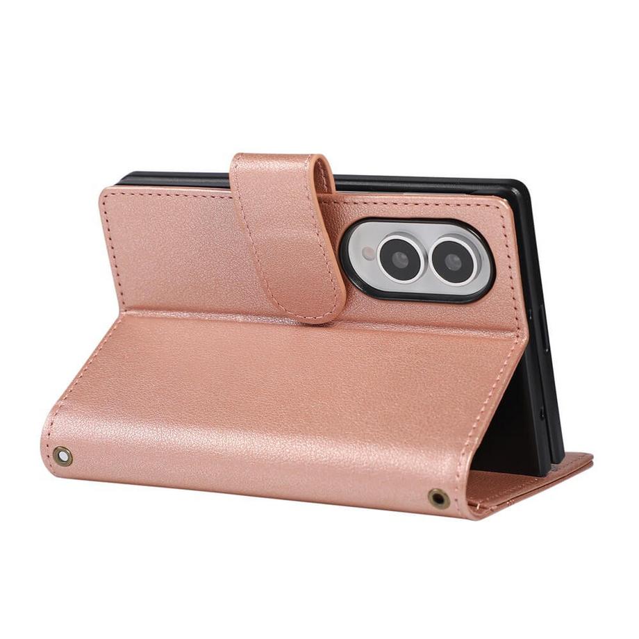 Cover-Discount  Galaxy Z Fold8 – Étui portefeuille avec bandoulière & dragonne 