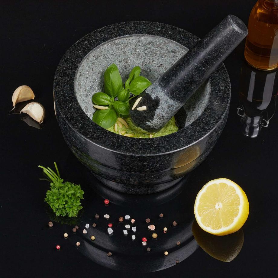 Northix  Mortier en granit avec impact 