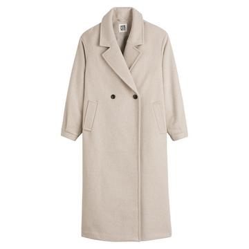Manteau maxi long boutonné