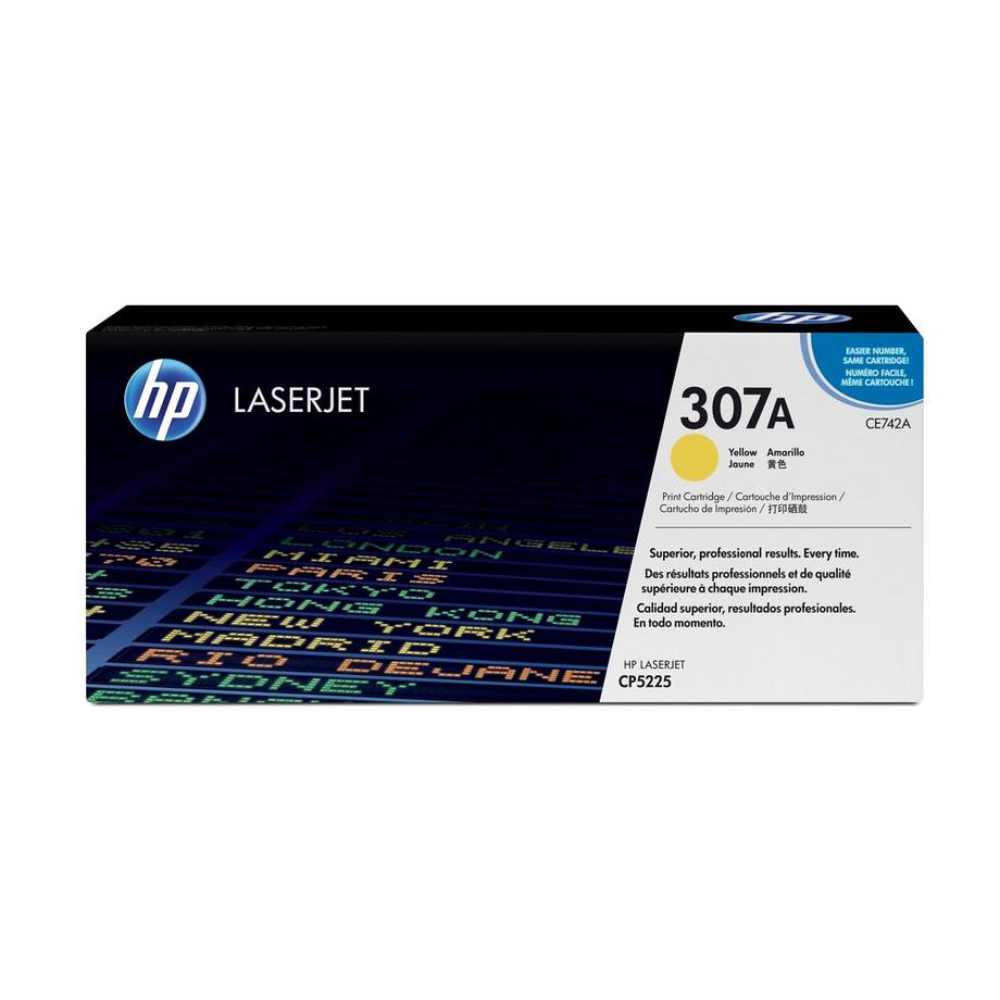 HEWLETT PACKARD  HP Toner-Modul 307A yellow CE742A Color LJ CP5225 7300 Seiten 
