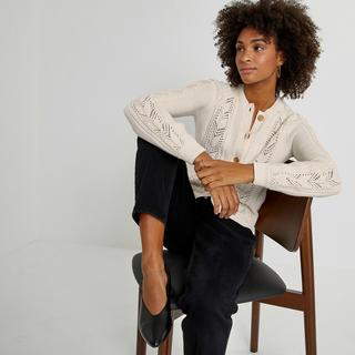 La Redoute Collections  Cardigan en maille pointelle pur coton 