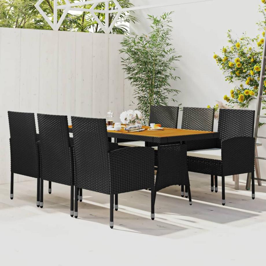 VidaXL Garten essgruppe poly-rattan  