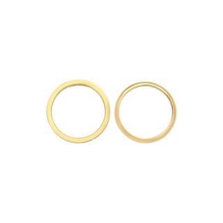 Elli  Ring Kristalle Memoire Bandring Basic 2Er Set 925 Silber 