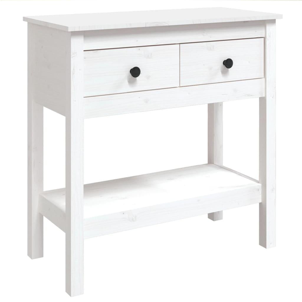 VidaXL Table console bois de pin  