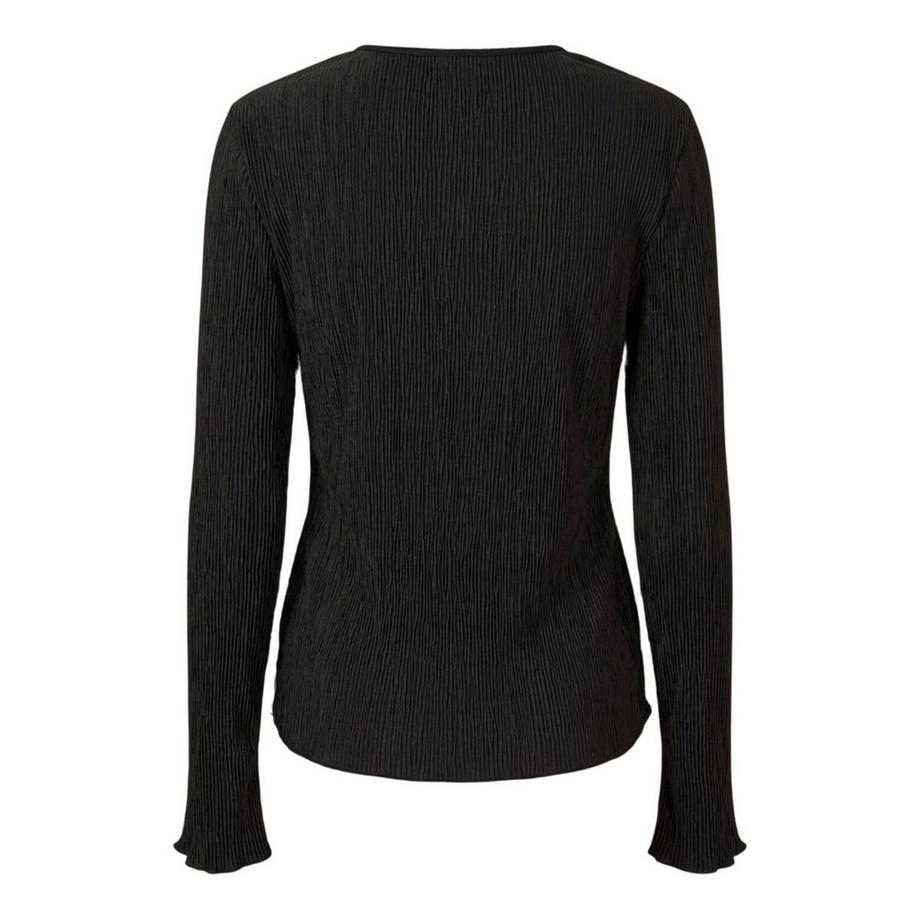 PIECES Blouse Col Rond Manches Longues  