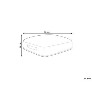 Beliani Pouf aus Baumwolle Modern MELLAL  