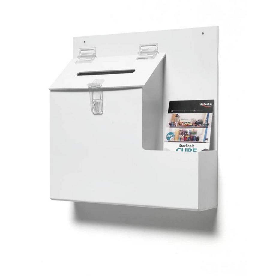 Deflecto  Spendenbox zur Theken und Wandmontage 