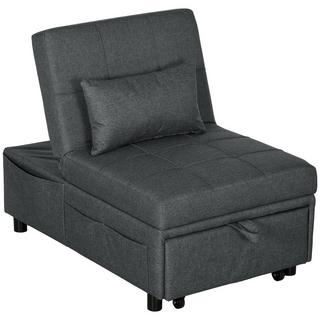 HOMCOM Chaise de couchage  