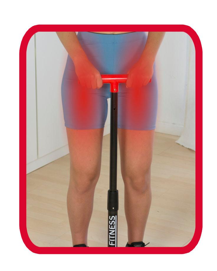GYMFORM  Leg Fitness-Entraîneur du plancher pelvien - entraîneur des jambes pour le ventre, les jambes et les fesses pliable 