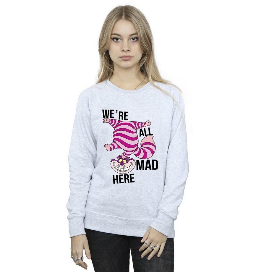 Disney Alice Im Wunderland All Mad Here Sweatshirt  