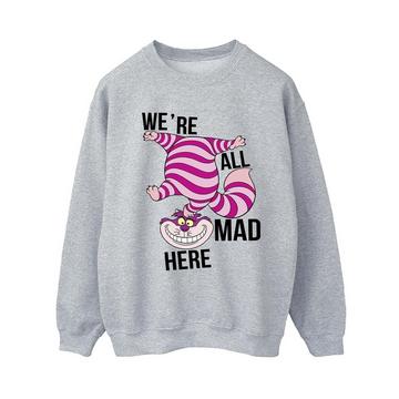 Alice In Wonderland All Mad Here Sweatshirt