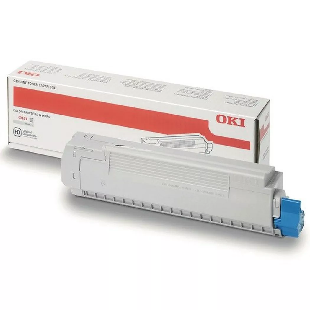 OKI – Toner schwarz 44059168 MC 851/861 7000 Seiten, Grau, One Size