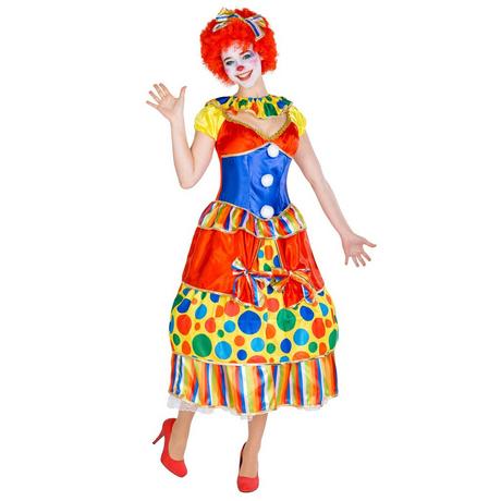 Tectake  Costume pour femme Clown Fridoline 