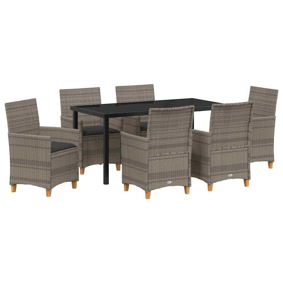 Set da Pranzo per Giardino Polyrattan