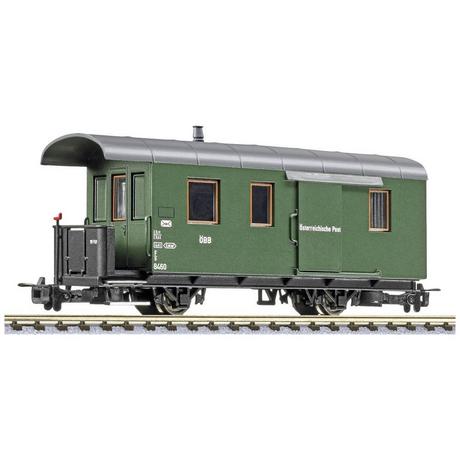 Liliput  H0e 2 axes Wagon postal F/s 8460 de la Steyrtalbahn 