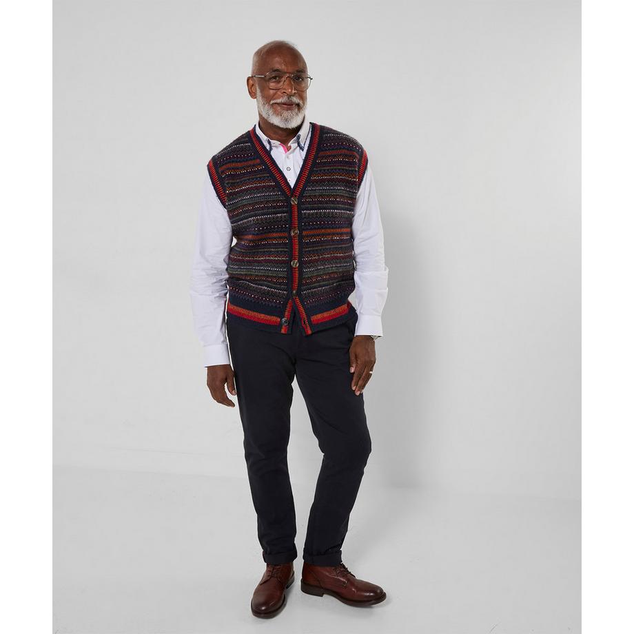 Joe Browns Gilet a Maglia con Motivo Norvegese  