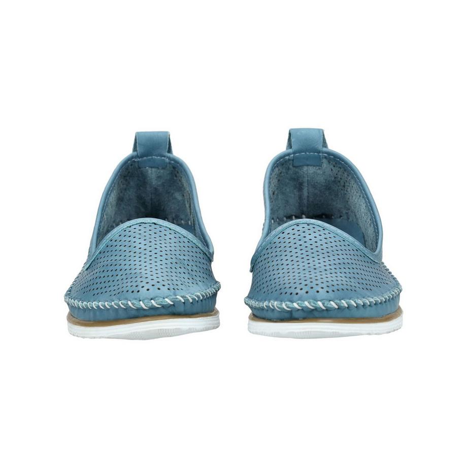 Andrea Conti Ballerines perforées avec bordure cousue  