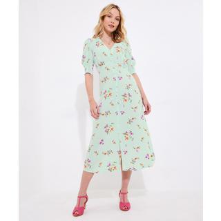 Joe Browns  Robe Midi Fleurs et Boutons 