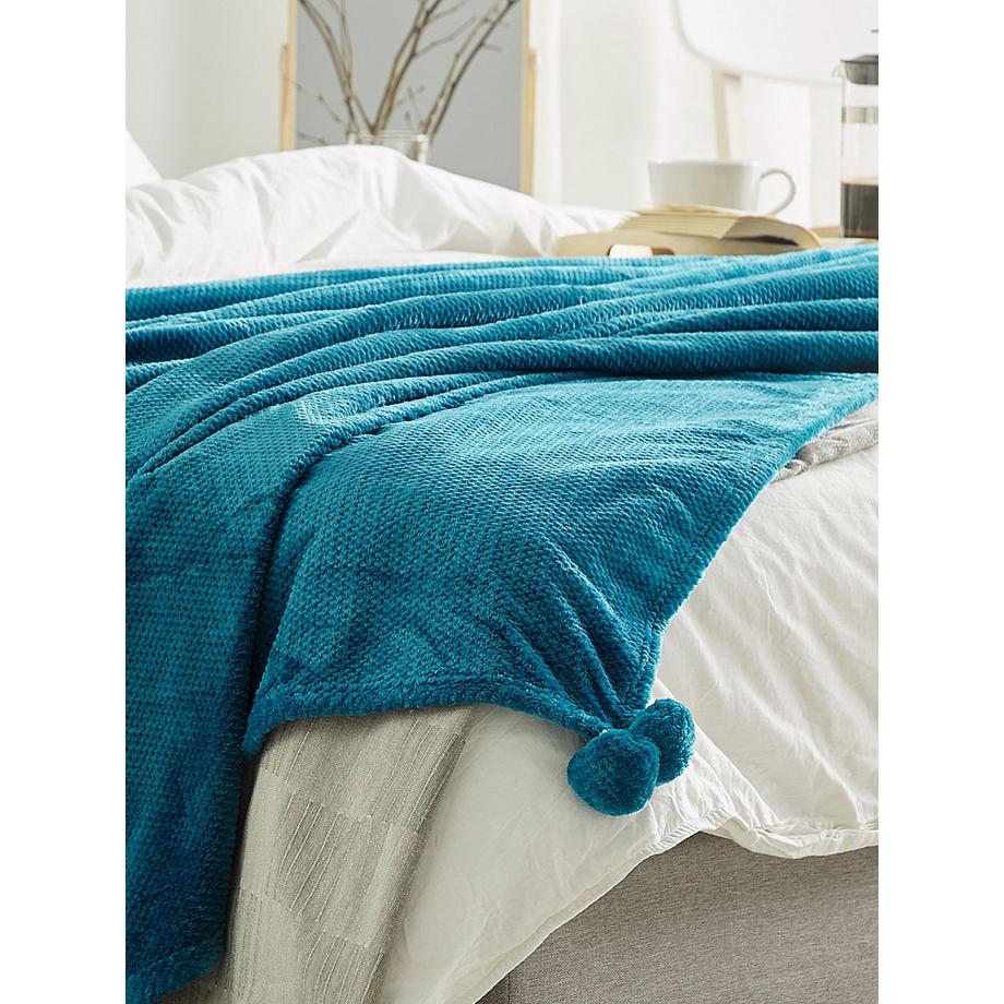 Beliani Couverture Douillette Moderne en Polyester  