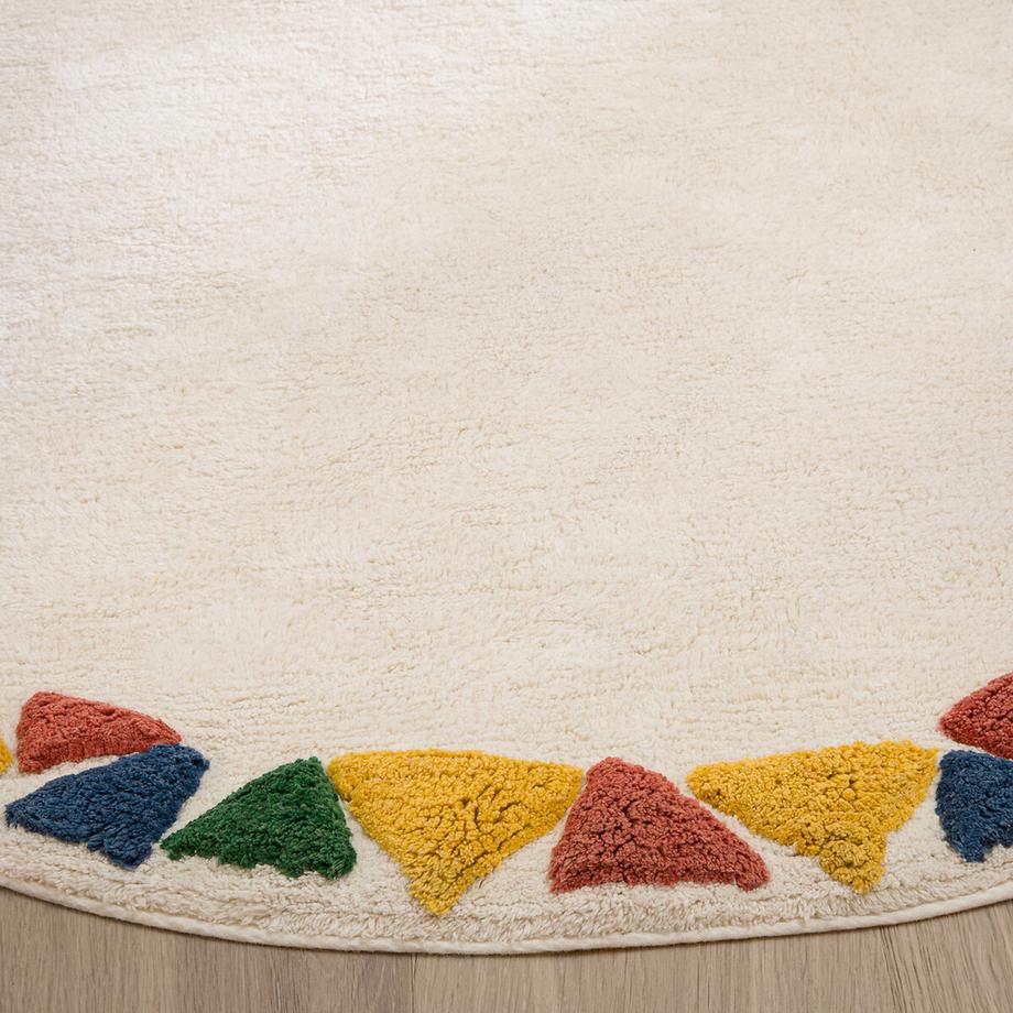 AM.PM Tapis enfant rond en coton bio  