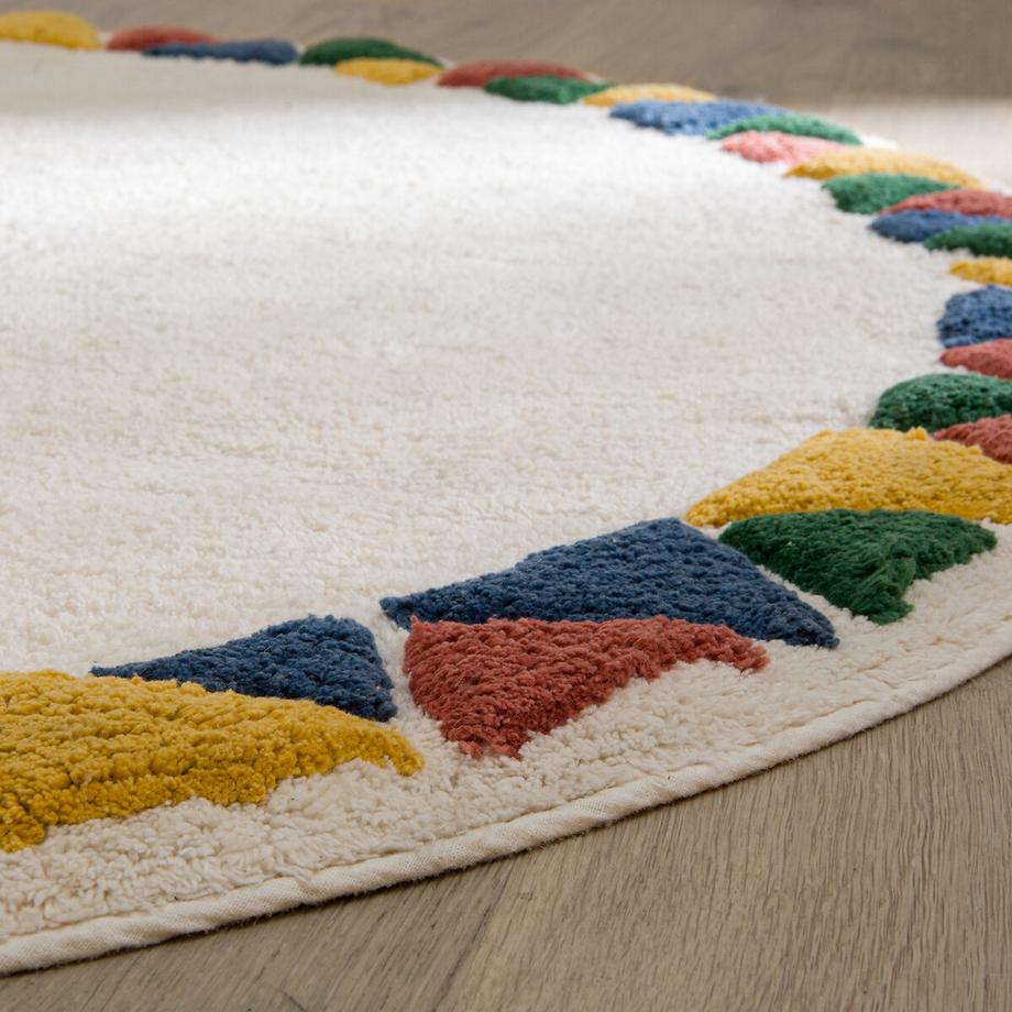 AM.PM Tapis enfant rond en coton bio  