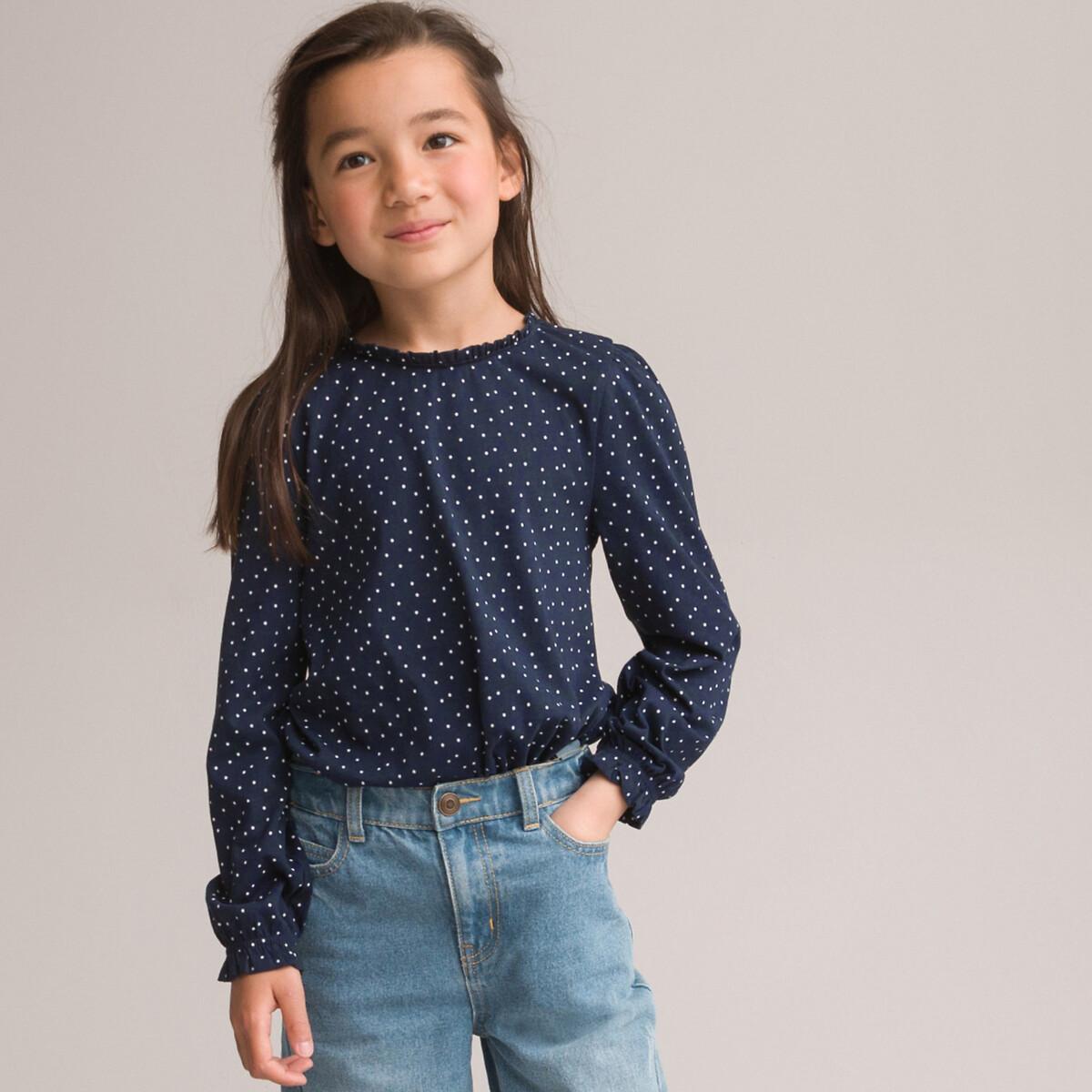 La Redoute Collections  Langarm-Shirt mit Tupfenmuster 