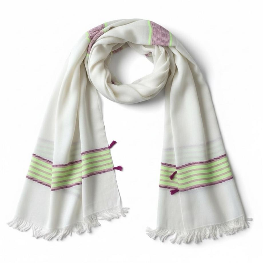 Écharpe pashmina & mérinos Kumaon