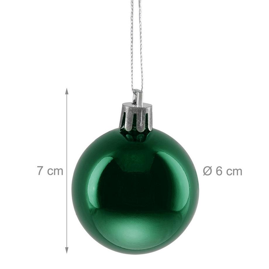 Northix Boules de Noël, lot de 50  