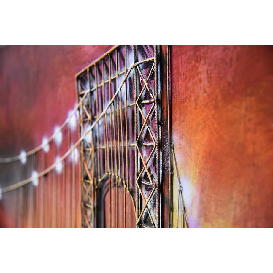 mutoni Tableau métallique 3D Pont Visionik 120x80  