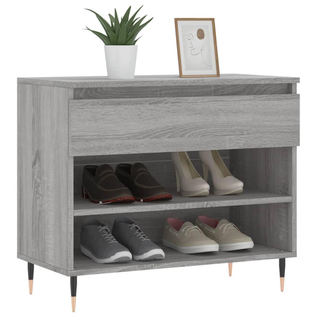 VidaXL Armoire à chaussures bois d'ingénierie  