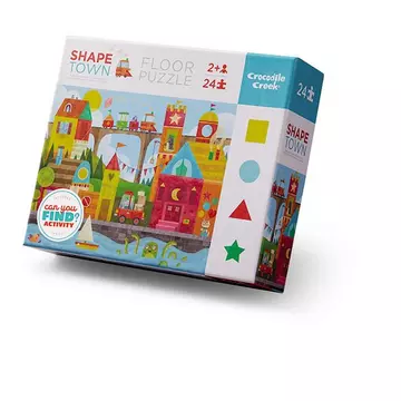 Puzzle 24tlg Early Learning Shape Town