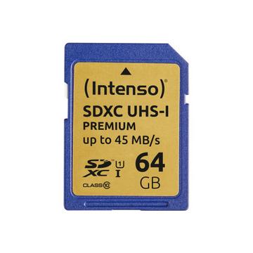 Scheda di memoria Premium SDXC 64 GB, UHS-I, Classe 10 / U1