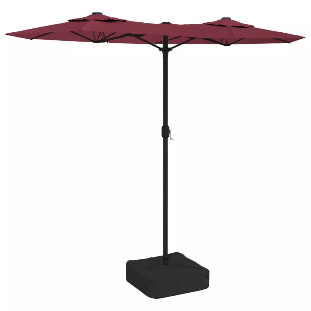 VidaXL - ombrellone da giardino, One Size, Rosso Multicolore