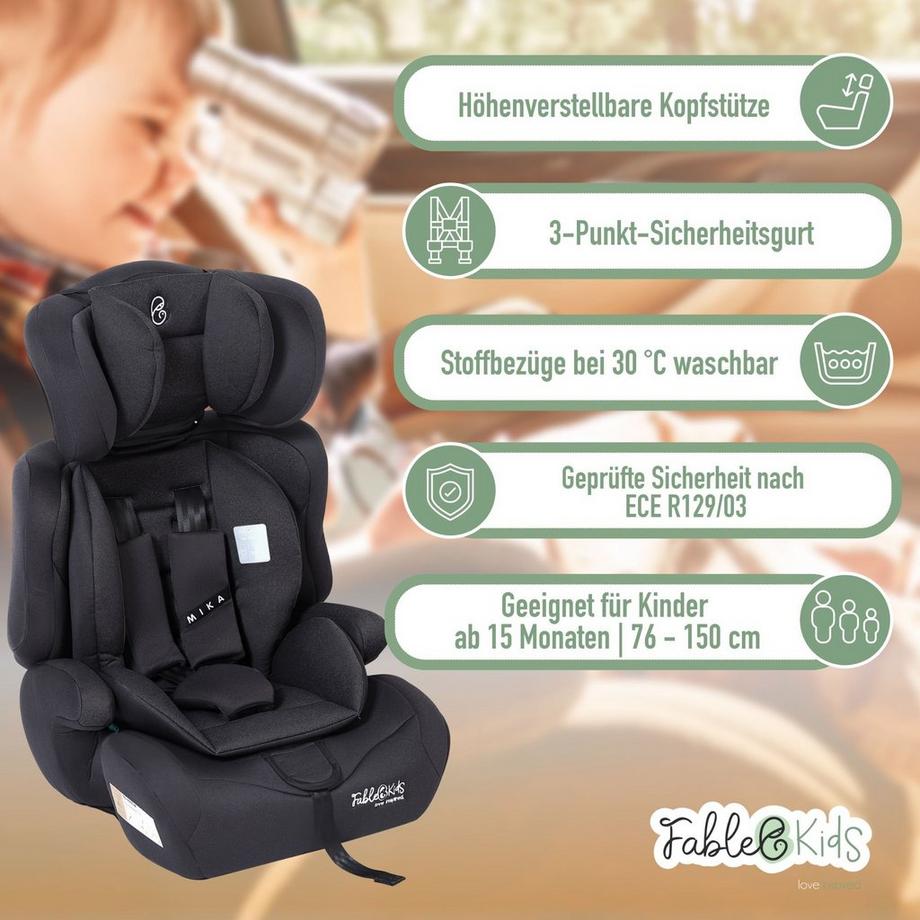 FableKids  Siège auto pour enfants Rehausseur ECE 