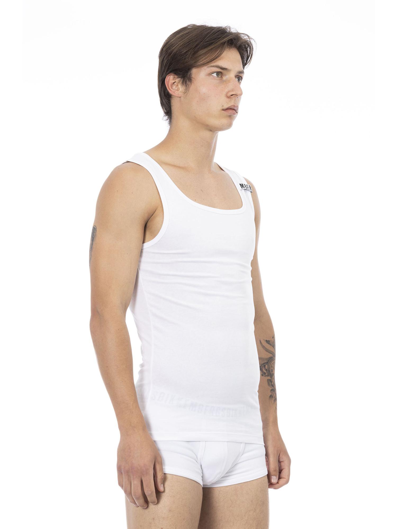 BIKKEMBERGS T-shirt Homme Regular Fit Sans Manches  