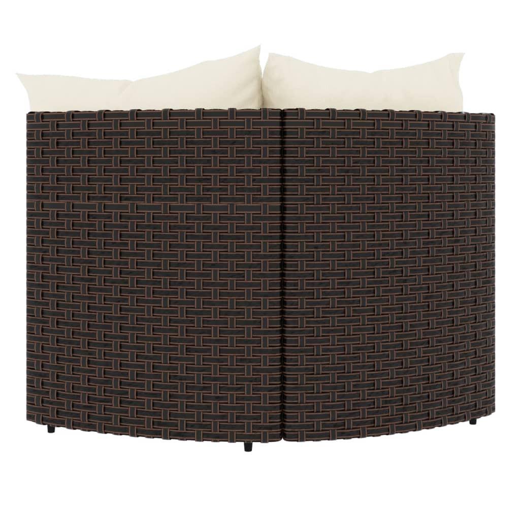 VidaXL Ecksofa poly-rattan  