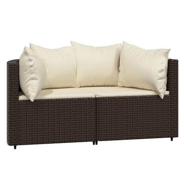 Ecksofa poly-rattan